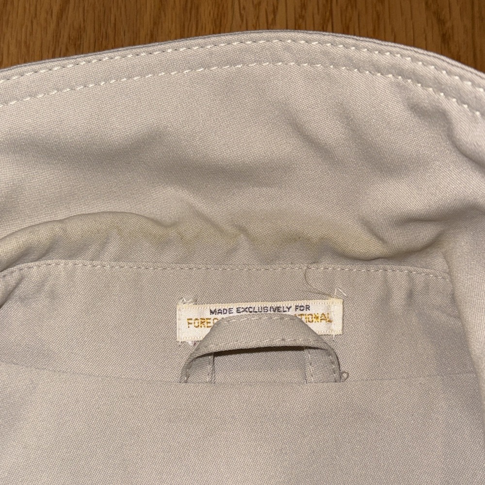 Forecaster of Boston Trench Coat 15/16 Vintage Hong Kong Mid calf Length Tan - Picture 5 of 7